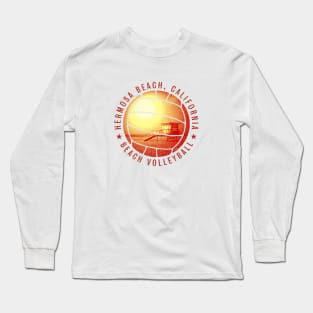 Beach Volleyball - Hermosa Beach Long Sleeve T-Shirt